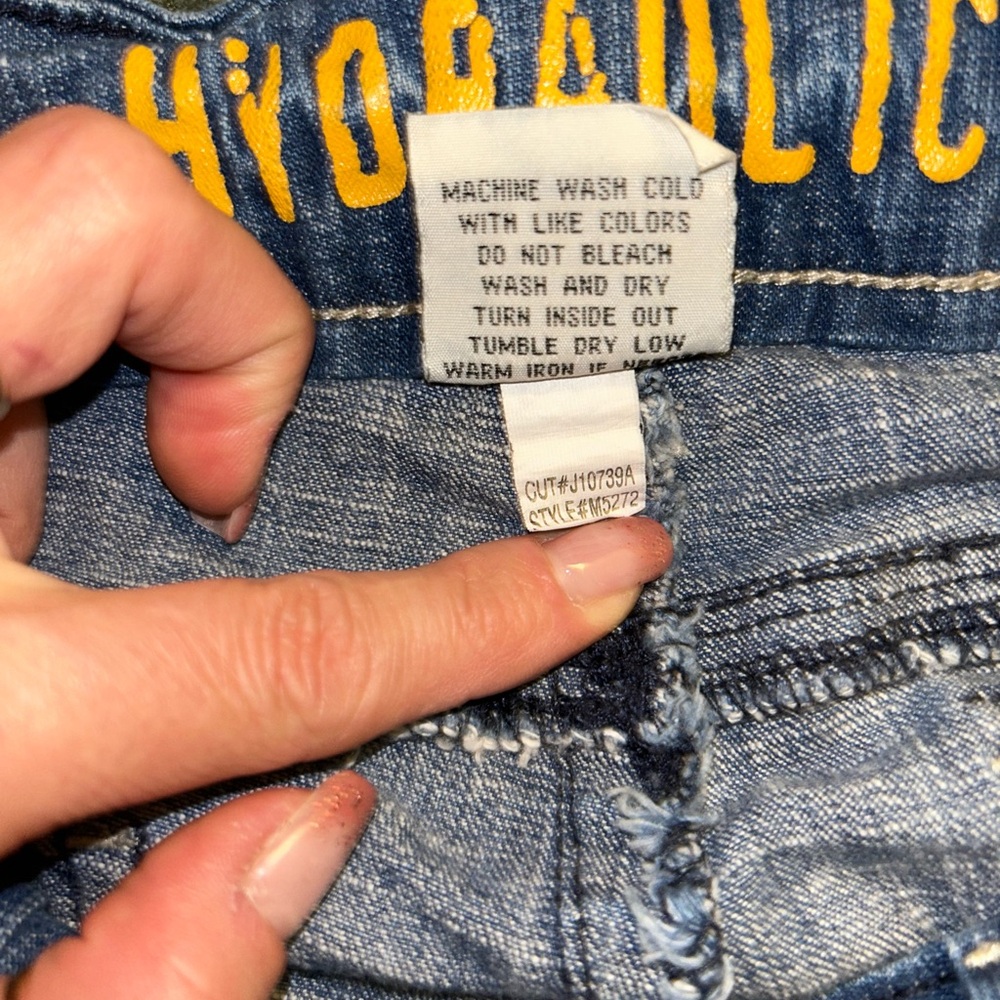 Hydraulic Light Blue Flare Jeans - Picture 4 of 4